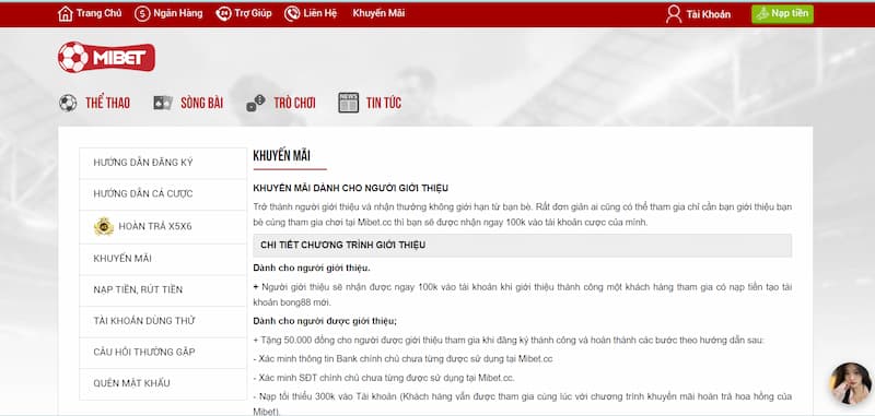 Mibet - Nhà cái số 1 thị trường cá cược Việt Nam năm 2024 7 Khuyến Mãi Có Tại Mibet