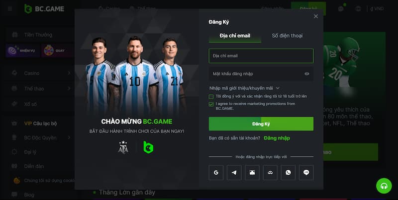 BC Game - Tổng quan về nhà cái được yêu thích nhất năm 2024 4 Hướng Dẫn Các Bước Tạo Tài Khoản Bc Game